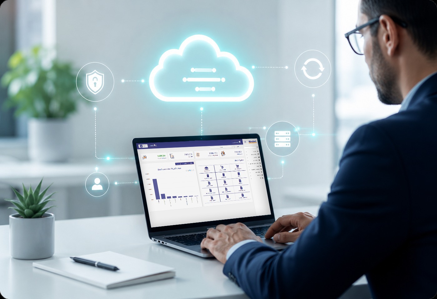 Realistic secure cloud software workspace